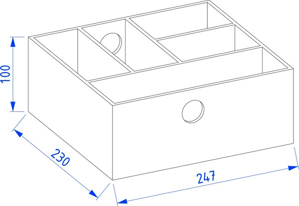 Органайзер для хранения Lauter Деревянный 23