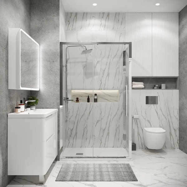 Душевой уголок Grossman Cosmo 100х100х195 / 120.K33.02.1010.10.00