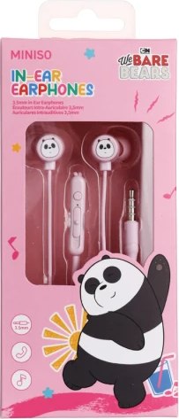 Наушники-гарнитура Miniso We Bare Bears Seaside Music Festival 5944