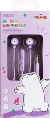 Наушники Miniso We Bare Bears Seaside Music Festival 5951