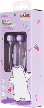 Наушники Miniso We Bare Bears Seaside Music Festival 5951