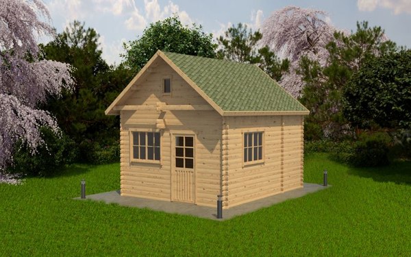 Дачный дом ДомБелКом ДС-2 4.0x5.0
