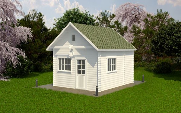 Дачный дом ДомБелКом ДС-2 4.0x5.0