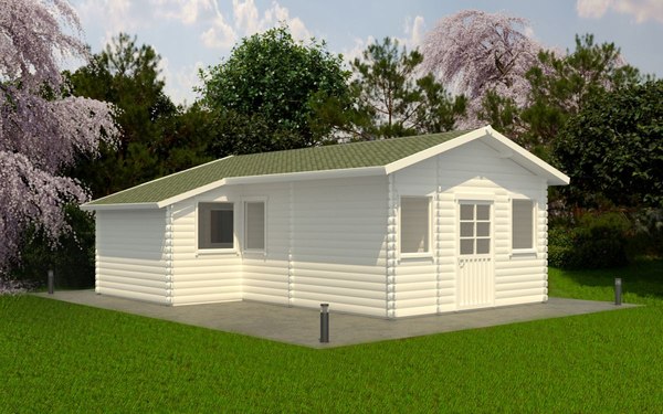 Дачный дом ДомБелКом ДС-3 7.6x6.3