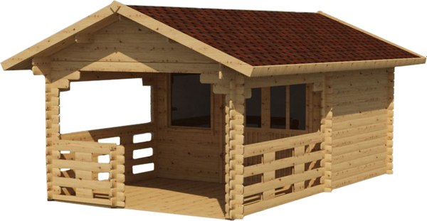 Дачный дом ДомБелКом ДС-7 3.6x4.8 - фото