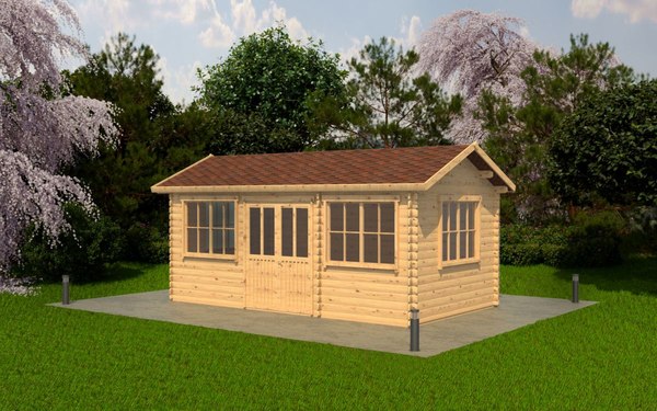 Дачный дом ДомБелКом ДС-16 3.0x6.0