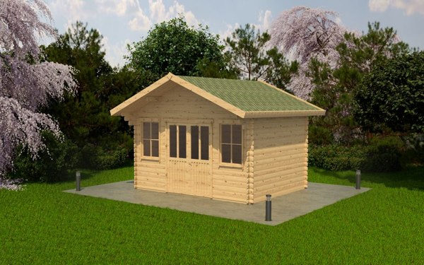 Дачный дом ДомБелКом ДС-17 4.0x3.0