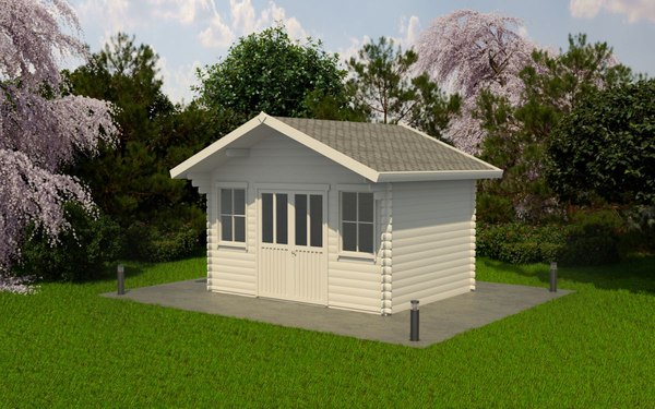 Дачный дом ДомБелКом ДС-17 4.0x3.0