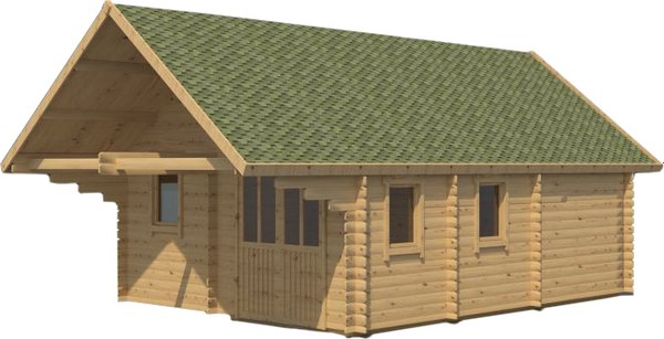 Дачный дом ДомБелКом ДС-19 4.5x6.0 - фото