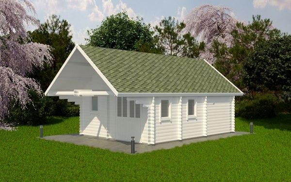 Дачный дом ДомБелКом ДС-19 4.5x6.0