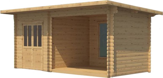 Дачный дом ДомБелКом ДС-22 2.7x5.8 - фото