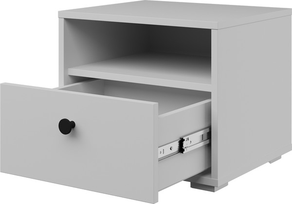 Прикроватная тумба Bravo Мебель Оскар 1 ящик без надстройки