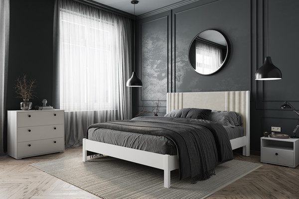 Прикроватная тумба Bravo Мебель Оскар 1 ящик без надстройки