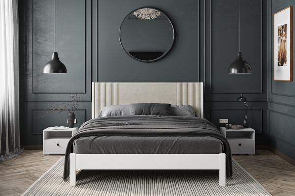 Прикроватная тумба Bravo Мебель Оскар 1 ящик без надстройки