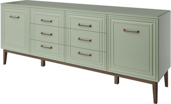 Тумба Bravo Мебель Гориция 6 ящиков / 2 двери - фото