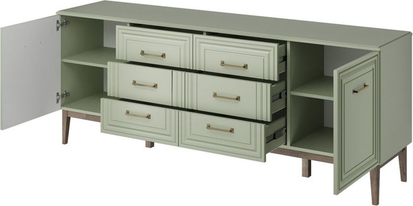 Тумба Bravo Мебель Гориция 6 ящиков / 2 двери