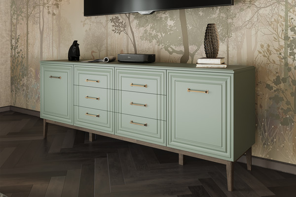 Тумба Bravo Мебель Гориция 6 ящиков / 2 двери