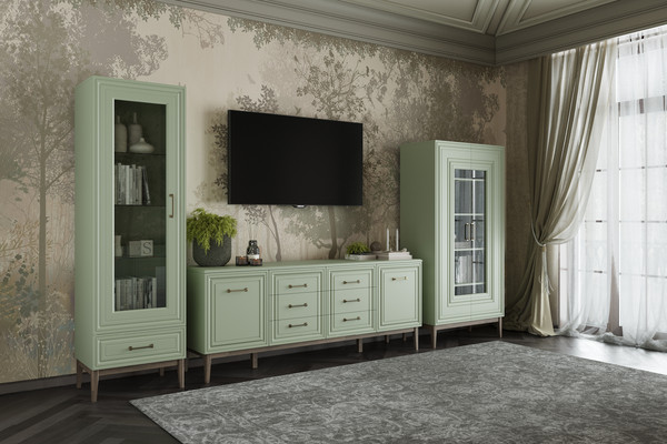 Тумба Bravo Мебель Гориция 6 ящиков / 2 двери