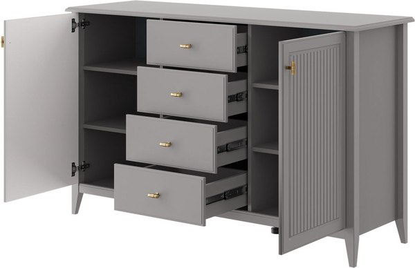 Тумба Bravo Мебель Никеа 4 ящика / 2 двери