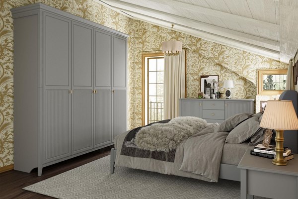 Тумба Bravo Мебель Никеа 4 ящика / 2 двери