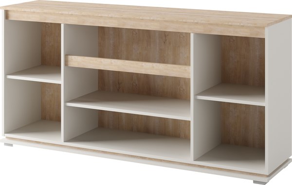 Тумба Bravo Мебель Юта 4 двери / 1 ящик (персидский жемчуг/дуб торонто)