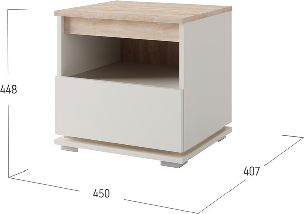 Прикроватная тумба Bravo Мебель Юта