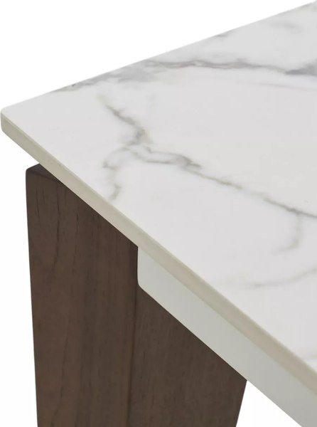 Обеденный стол M-City Esmir 160 Matte Arabescato Solid Ceramic / 614M05909