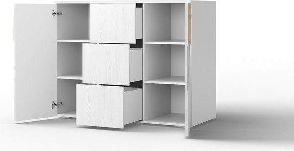 Тумба Мебель-КМК 2Д3Я Оливия КМК 0971.2