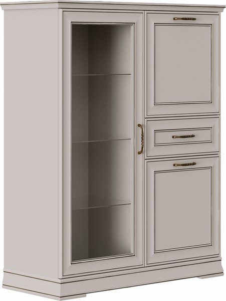 Тумба Black Red White Florencia KOM1W2D1S - фото