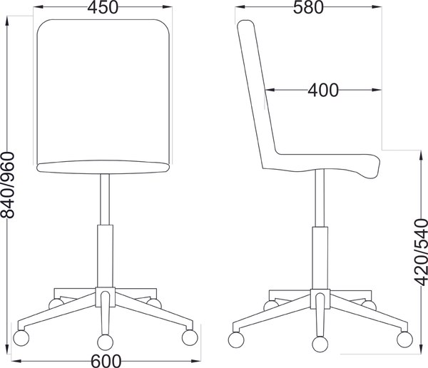 Кресло офисное AksHome Fiji поворотное
