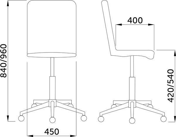 Кресло офисное AksHome Fiji поворотный