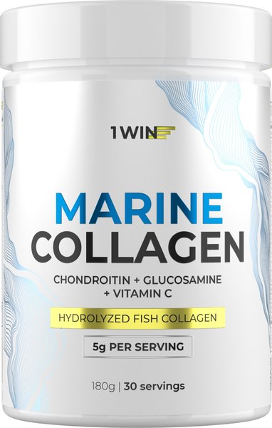Коллаген 1WIN Морской с витамином С, хондроитином и глюкозамином - фото