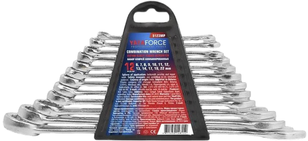 Набор ключей Yataforce 60 496 / YF-5123MP - фото