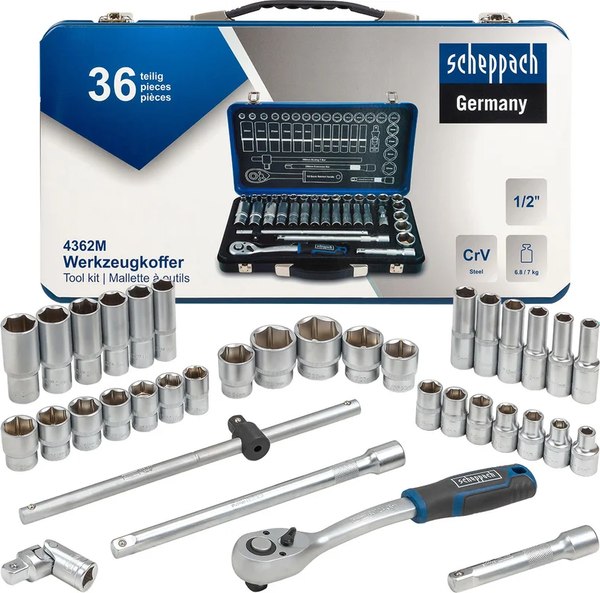 Универсальный набор инструментов Scheppach Sch-4362M - фото