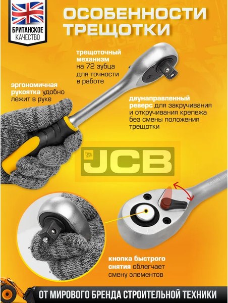 Универсальный набор инструментов JCB 4362M