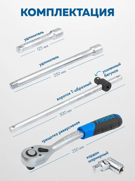 Универсальный набор инструментов Forsage F-4362M