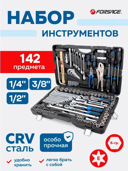 Универсальный набор инструментов Forsage F-41421-5 SM