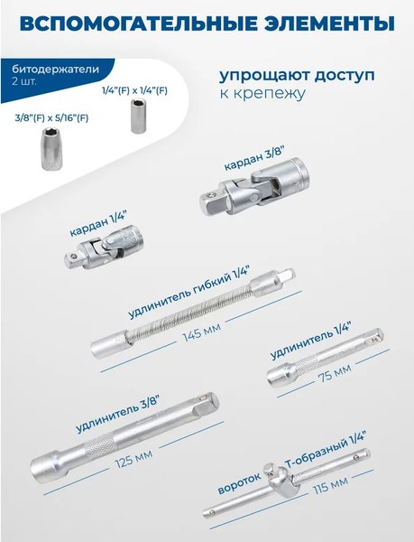 Универсальный набор инструментов Scheppach Sch-4821-5DS