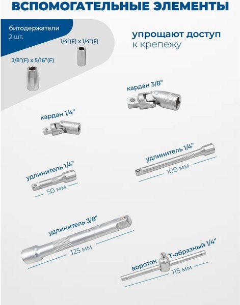 Универсальный набор инструментов Scheppach Sch-41082-5DS