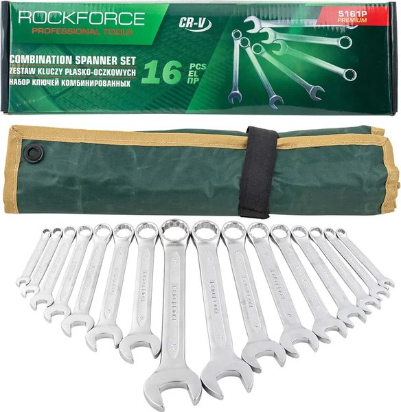 Набор ключей RockForce RF-5161P Premium - фото