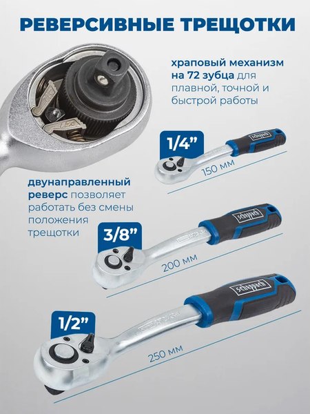 Универсальный набор инструментов Scheppach Sch-41802-5