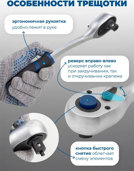 Универсальный набор инструментов Scheppach Sch-41793-5