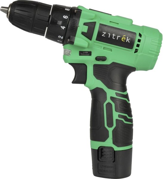Аккумуляторная дрель-шуруповерт Zitrek Green 12-Li Plus / 083-1114