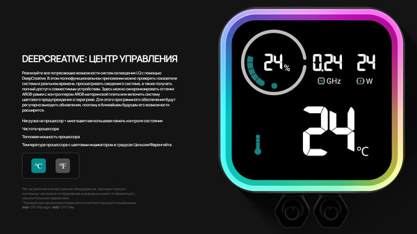 Кулер для процессора Deepcool LQ360 / R-LQ360-BKLSMW-G-1