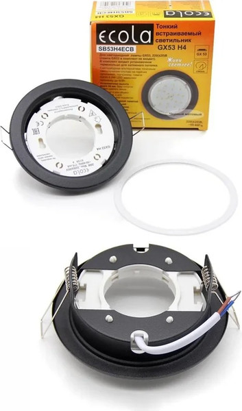 Точечный светильник Ecola GX53 H4 SP5371 / SR533BECB