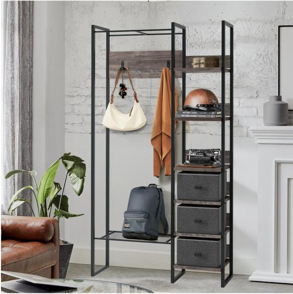 Стойка для одежды Древпром Рошелье ДП4-09 ЛДСП