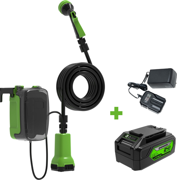 Садовый насос Greenworks G24SWP 24V / 3401007UB