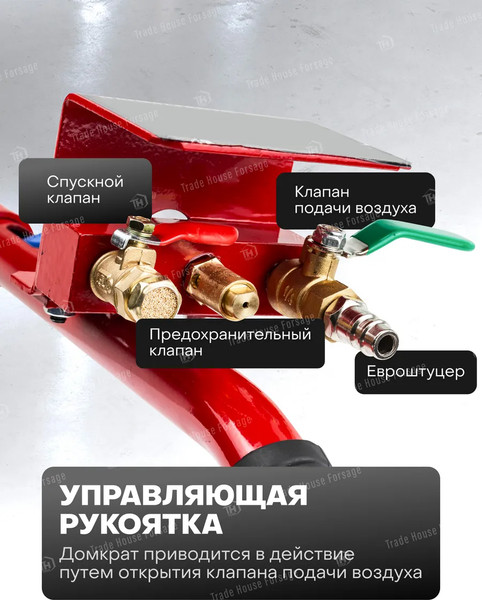 Подкатной домкрат Patron 60 954 / P-YHQD-3WT-270A