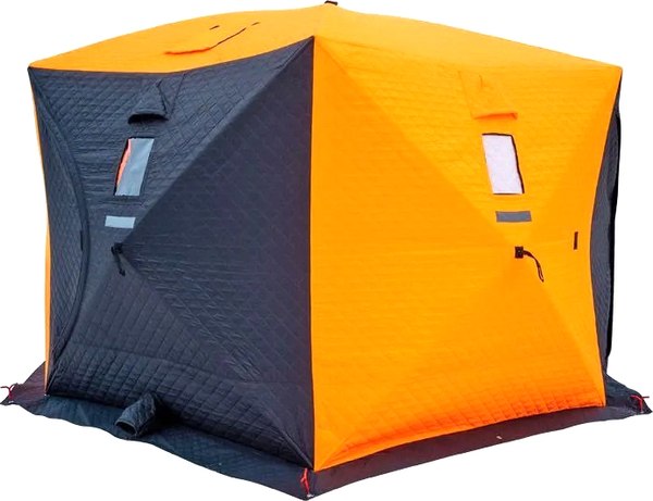 Палатка Ex-Pro Winter Юрта / 7EXUBO (черный/оранжевый) - фото