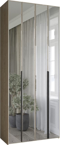 Шкаф-гармошка Евва Лайн ЛН-2D.450.01(2Z/2Z) - фото